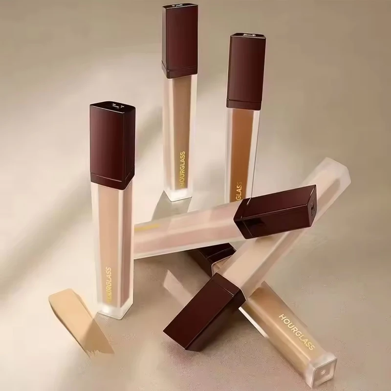 ホットアワーグラスリキッドコンシーラー 目元涙溝ブライトニングカバー 顔のニキビ跡・シミ・クマ・ブラッシャークリーム化粧品