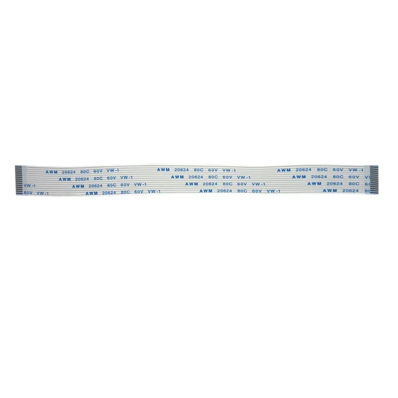 20/22/24/25/26/28Pin FFC FPC AWM 20624 80C 60V VW-1 0.5mm 1.0mm Flat Flexible Cable