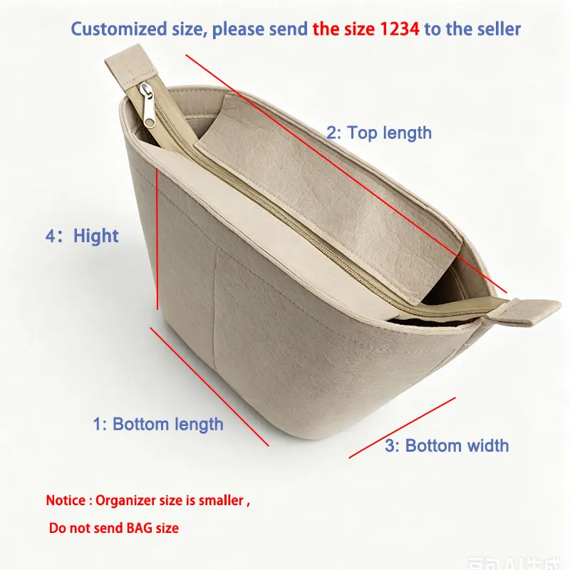 Wide Top Narrow Bottom Insert Organizer For Woven Straw BASKET Bucket Bags , Tote Bag Purse Shaper Inner Liner Handbag Organizer