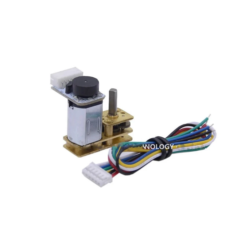 

GM1024-N20 ABHL DC 12V 6V 3V Reduction Gear Motor Hall Encoder Invert For Robot Mini Metal Gearbox Encode Electric 12 Volt Motor