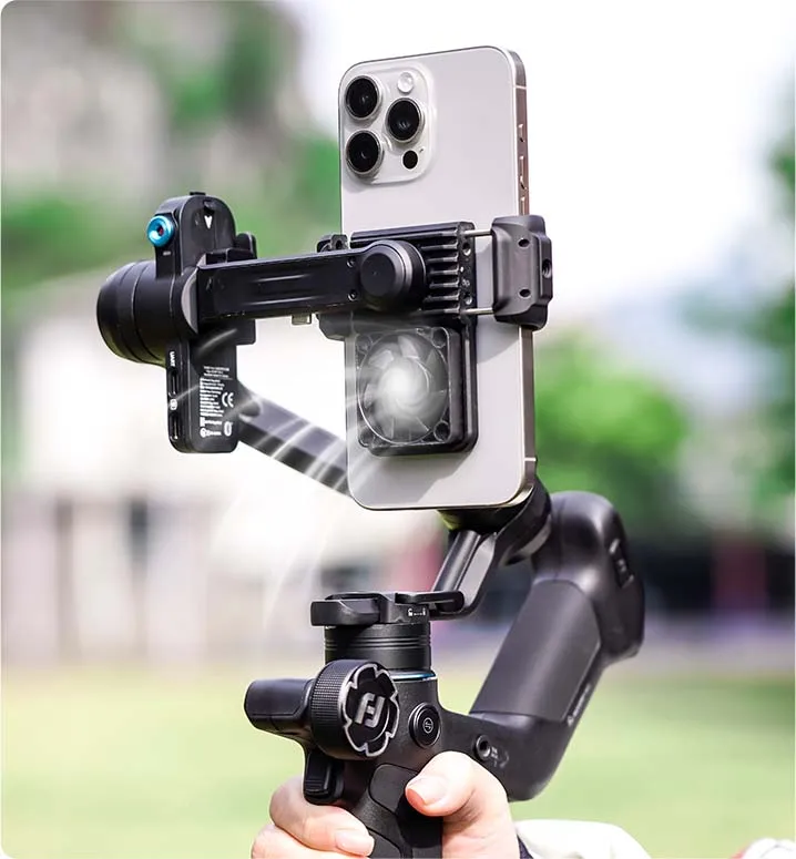 FeiyuTech SCORP Mini 3 Kit Gimbal-Stabilisator mit integrierter 4,0-intelligenter KI-Tracking für spiegellose Action-Kamera und Smartphone – Detail 8