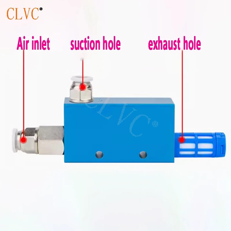 

CLVC Vacuum Generator Vacuum Pump Ejector EV Series EV-10HS/EV-15HS/EV-20HS/EV-25HS Pneumatic Ejector