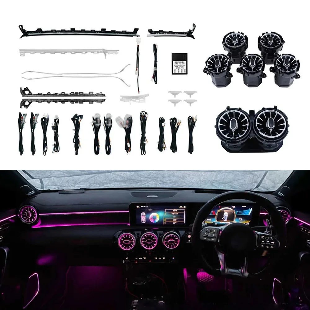 

Right Hand Drive W118 Ambient Light for Mercedes-Benz CLA 45 220 180 2020-2025 RHD Car Interior Lighting Upgrade LED Air Vent