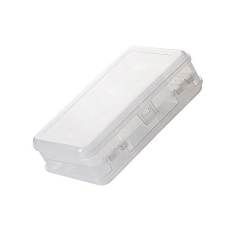 Compact 2 Layer Plastic Jewelry Organizers Box Sturdy Storage for Rings Earrings