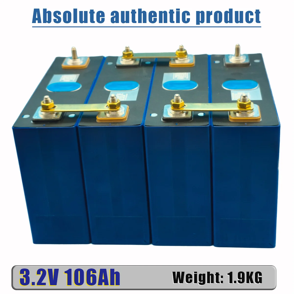 LiFePO4 3.2 فولت 106AH بطارية ليثيوم فوسفات الحديد ، بطارية تخزين الطاقة للسيارات ، بطارية قابلة للشحن لتقوم بها بنفسك الطاقة الشمسية #1