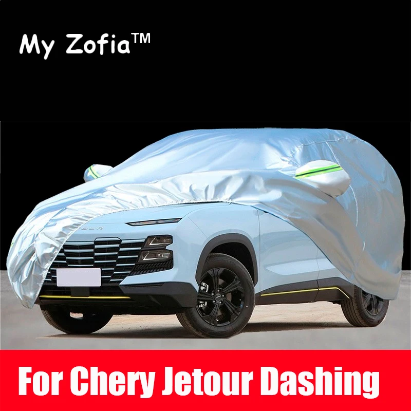 

For Chery JETOUR DASHING 2023 2024 2025 Full Car Covers Outdoor Sun Anti UV Rain Snow Dust Protection Oxford Cloth