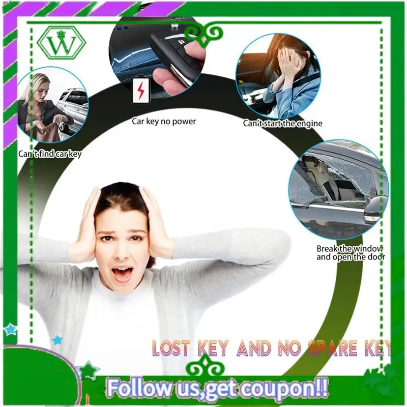 

AC34-1 Piece For Xhorse XSKF21EN Universal Smart Remote Key 4 Button Knife Style Fob For VVDI Key Tool (Black)