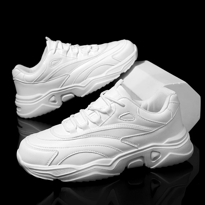 

Little White Men's Shoes 2024 New Fashion Outwear Breathable and Odor proof Sports Shoes Casual Dad Shoes