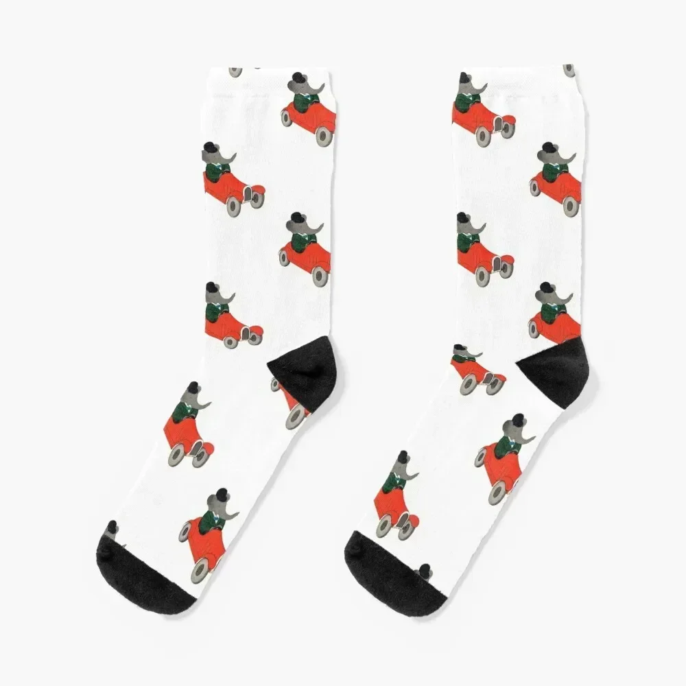 Babar the elephant Socks tennis sports stockings with print valentine gift ideas Socks For Man Women's