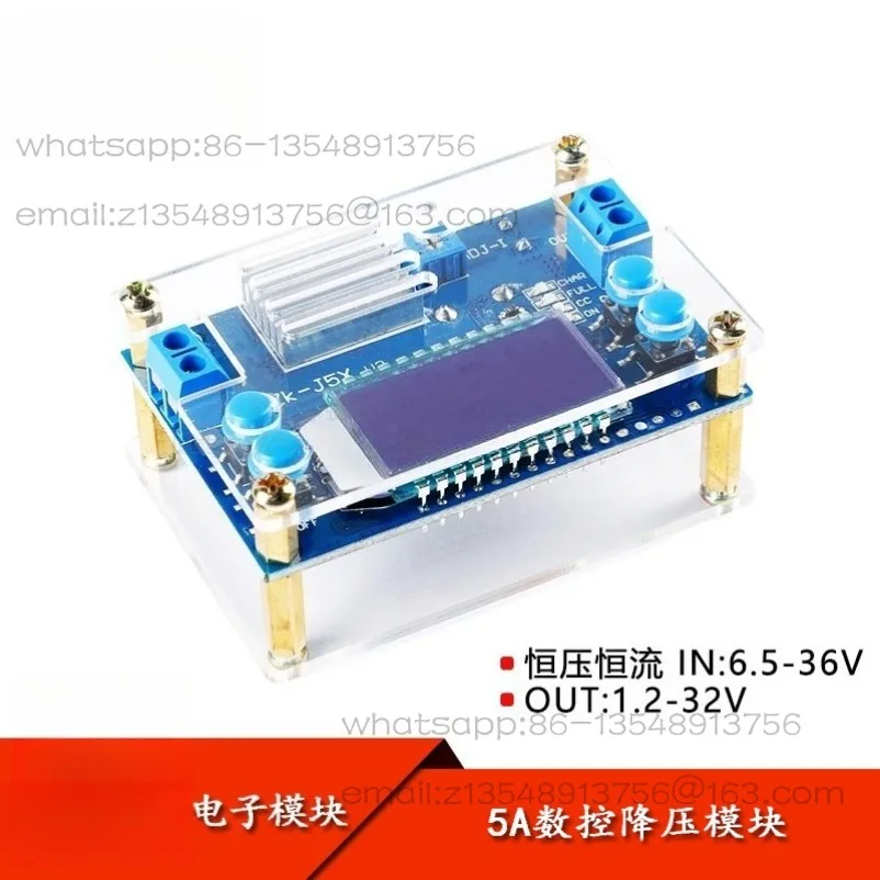 Numerical control step-down module High power, adjustable constant voltage constant current LCD display