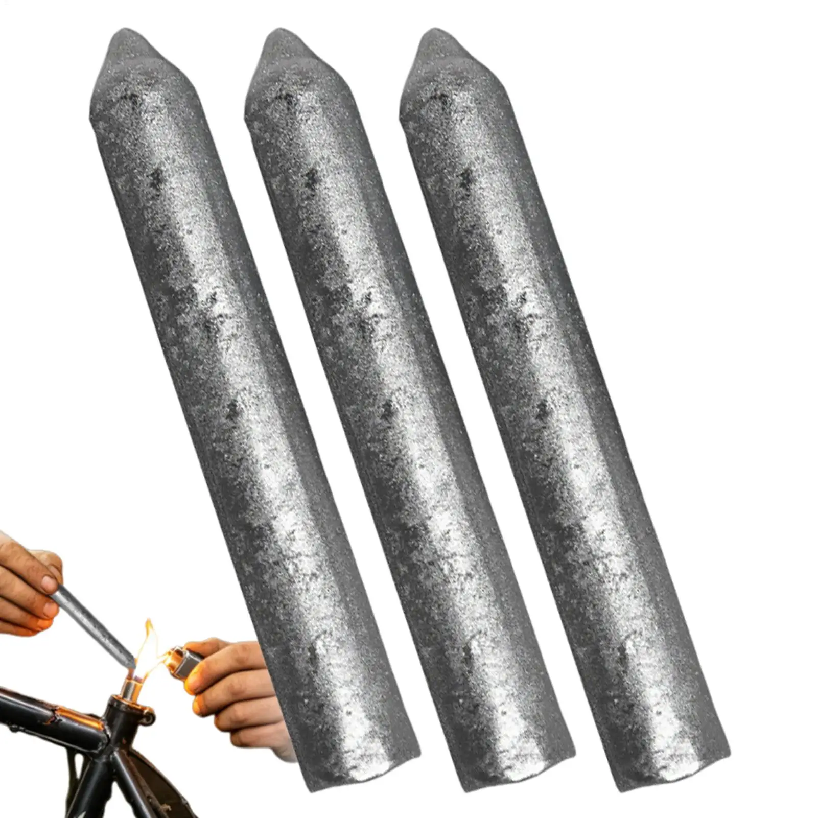 

3PCS Easy Melt Low Temperature Universal Welding Rod Stainless Steel Copper Iron Solder Rod for Soldering Repairing 78mm