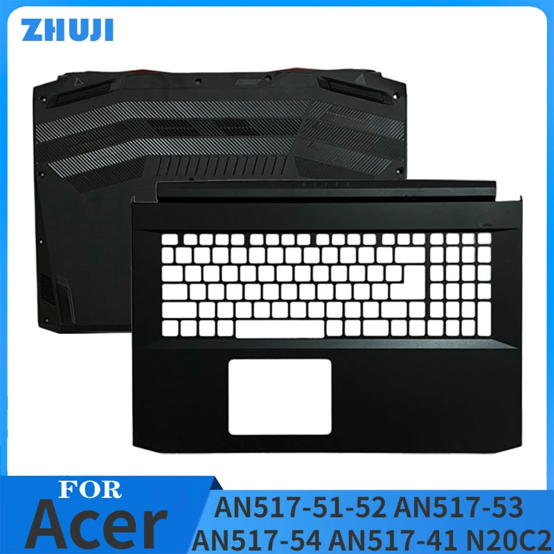 For Acer AN517-51-52 AN517-53 AN517-54 AN517-41 N20C2 palm rest keyboard frame bottom shell back base case AP3BH000310