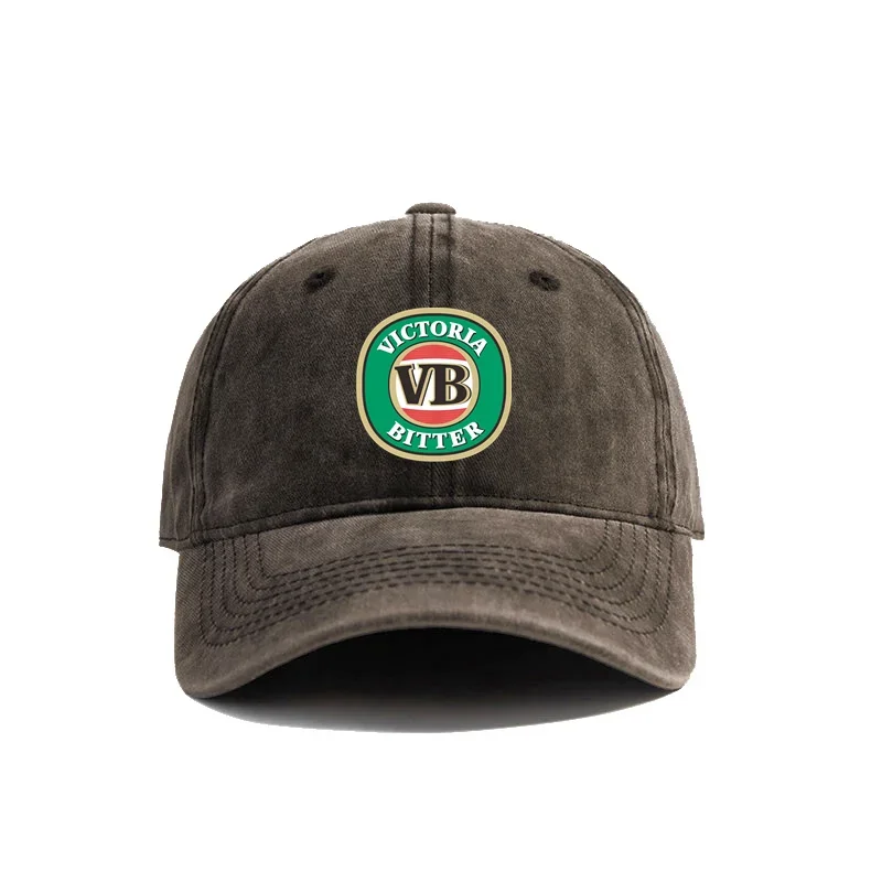 Victoria Bitter Beer Baseball Cap Summer Distressed Dad Hats Men Outdoor Adjustable Cotton Caps