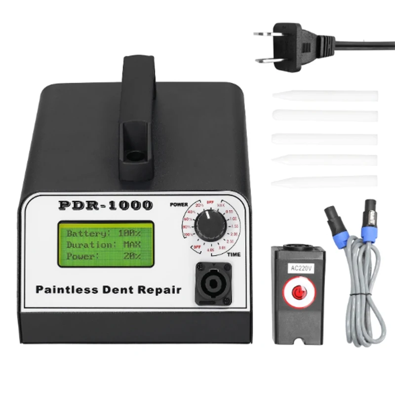 Imagem -06 - Pdr 1000 vs Pdr009 Pdr007 Máquina de Reparos de Amassados de Corpo Automático Ferramenta de Chapa Metálica Doméstica Reparos sem Pintura Aquecedor de Indução