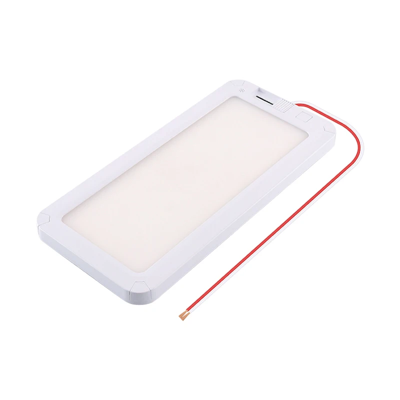 12-30V 10W RV Light With Touch Switch Adjustable 3-Color Reading Lamp Car Interior Ceiling Lamp