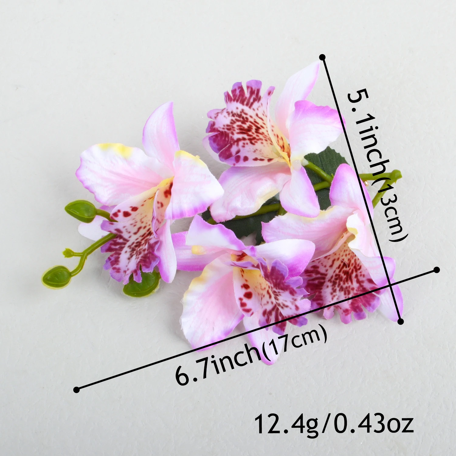 Hawaii Bohemia Beach Lily Orchid Flower Hair Clips Women Summer Holiday Travel Barrettes Hair Ornaments For Bridal Wedding Decor