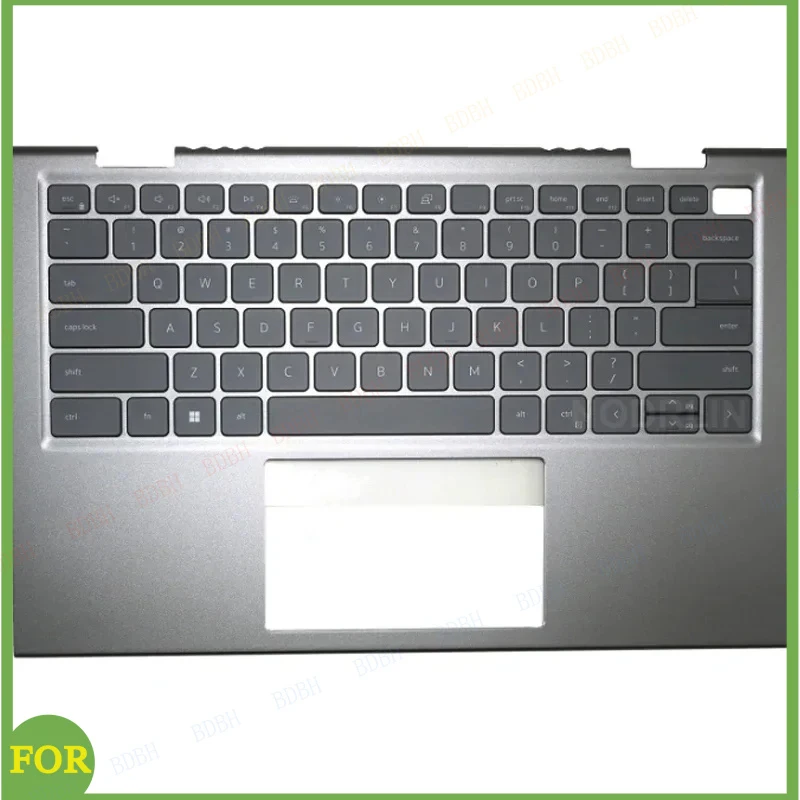 New Laptop Case For Inspiron 5410 5415 2-in-1 P147g Palmrest Upper Cover Shell with US Backlit Keyboard Original Replace Casing