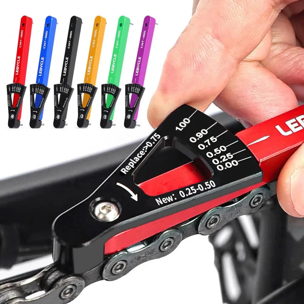 

MTB Bicycle Chain Wear Indicator Tool Chain Checker Kits Multi-Functional Chains Gauge Measurement For Mountain Road Bike