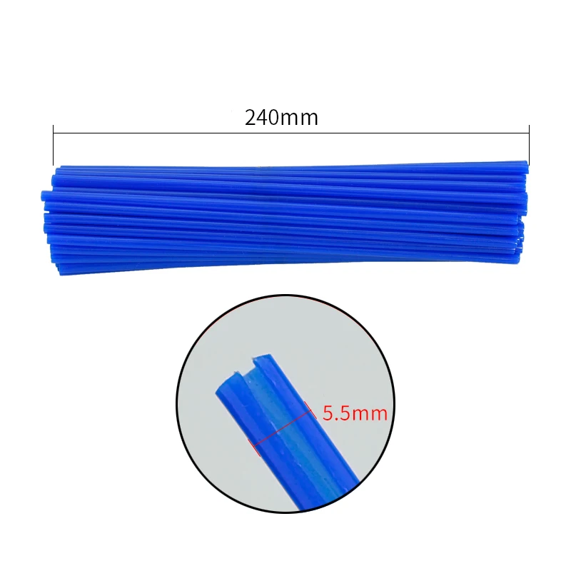 72Pcs/Set 240mm*5.5mm Motorcycle Colorful Front and Rear Rim Hub Wheel Spoke Casing - Image 2