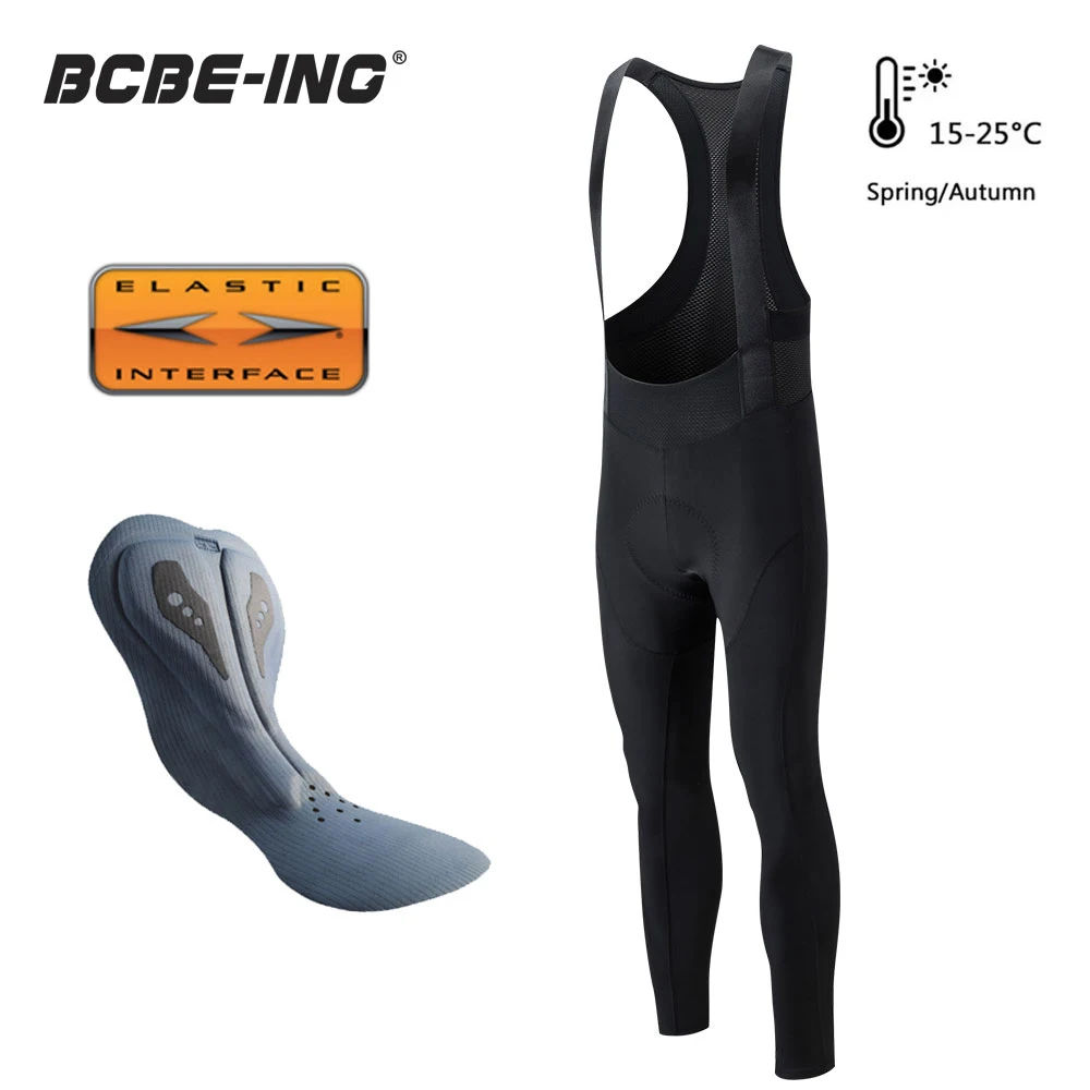 

BCBE-ING Men Spring Autumn Cycling Bib Long Pants 7 Hours Elastic Interface Pad Cycling Pants Road Bike Tights Cycling Clothing