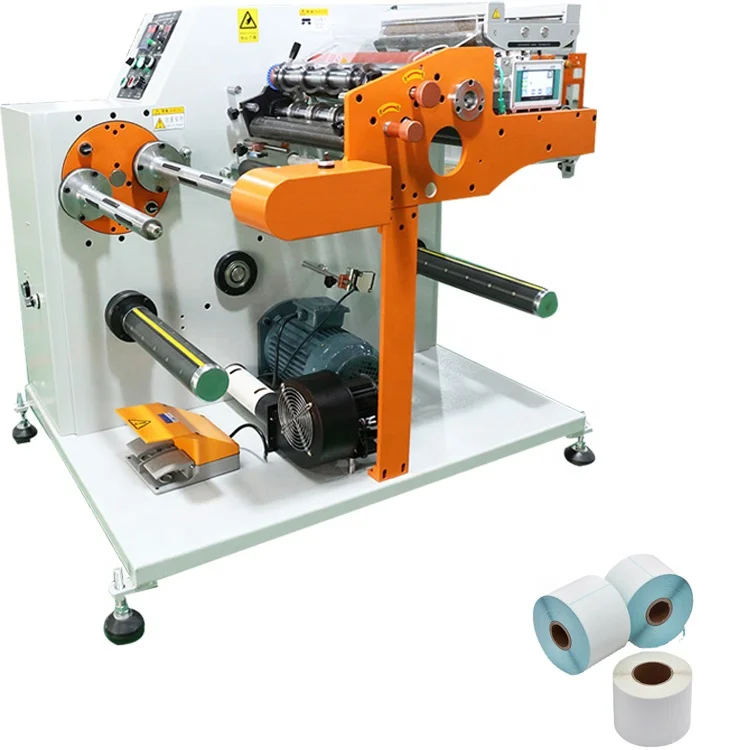 Digital Automatic Label Dir Cutting Slitting Rewinding Machine Label Sticked