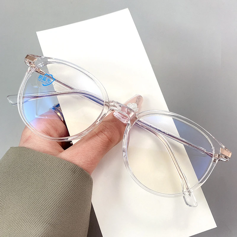 MOMOJA Fashion Retro Round Spectacle Ultra Light TR90 Eyewear Optical Prescription Glasses Frame Man And Woman Eyeglasses wk0592