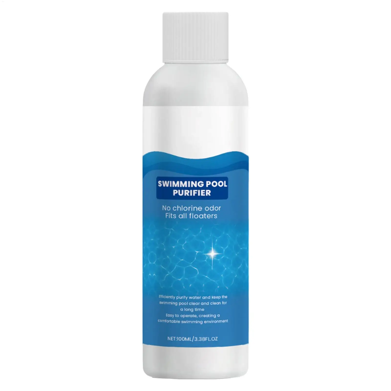 Picture 3: Clarifier for Swimming Pool Odor Removal Liquid 100ml Pool Water Clarifier Liquid for Over Ground Hot Tub Party Summer Winter