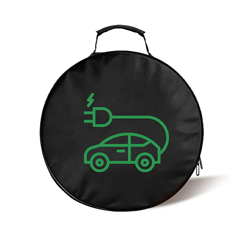 Electric Vehicle Charging Cable Bag Car Charger Cable Storage Bag Auto Trunk Organizer Waterproof Charger Cable Handled Bag