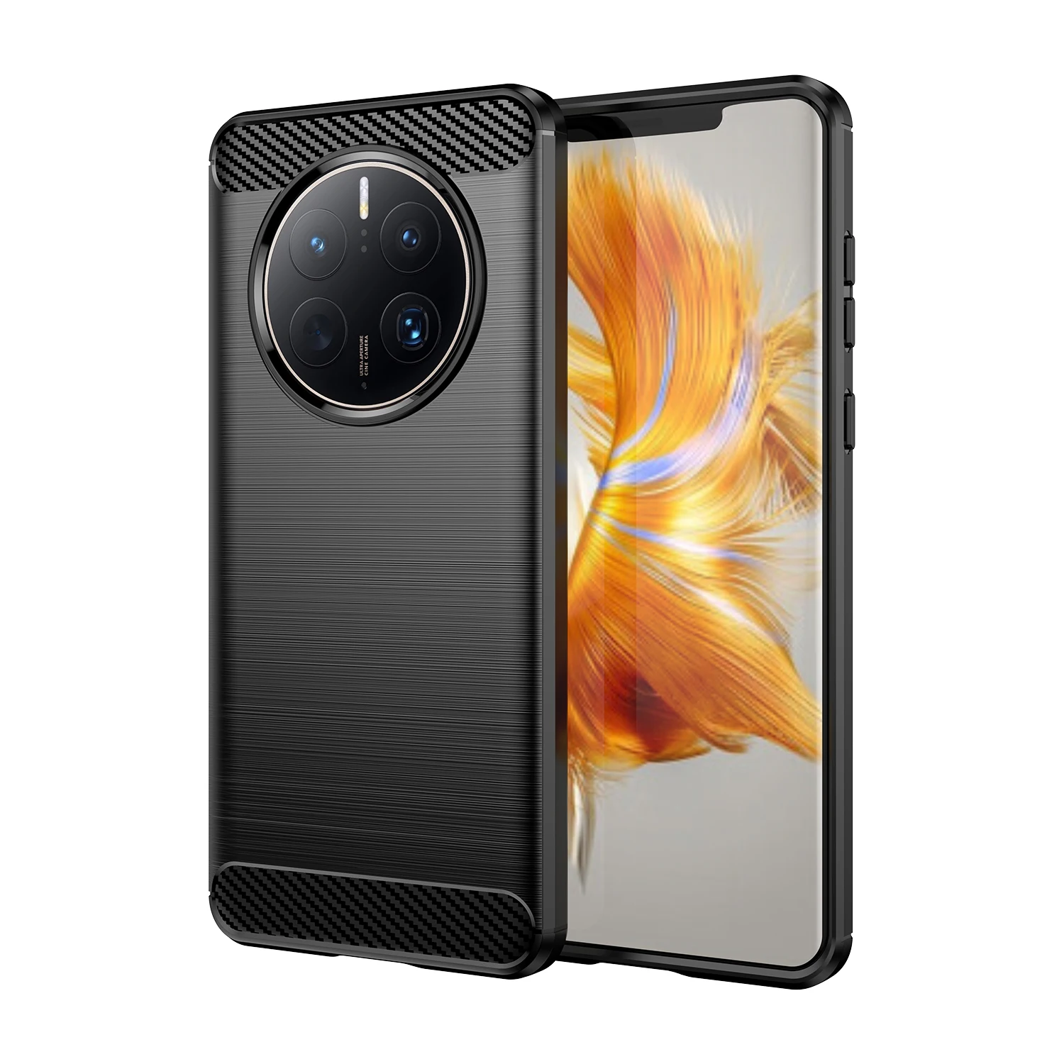 Soft Silicone Case for Huawei Mate 50 60 40 30 20 10 Pro 50E 40E 20X Carbon Fiber Phone Cover for mate 20pro 10pro 60pro plus
