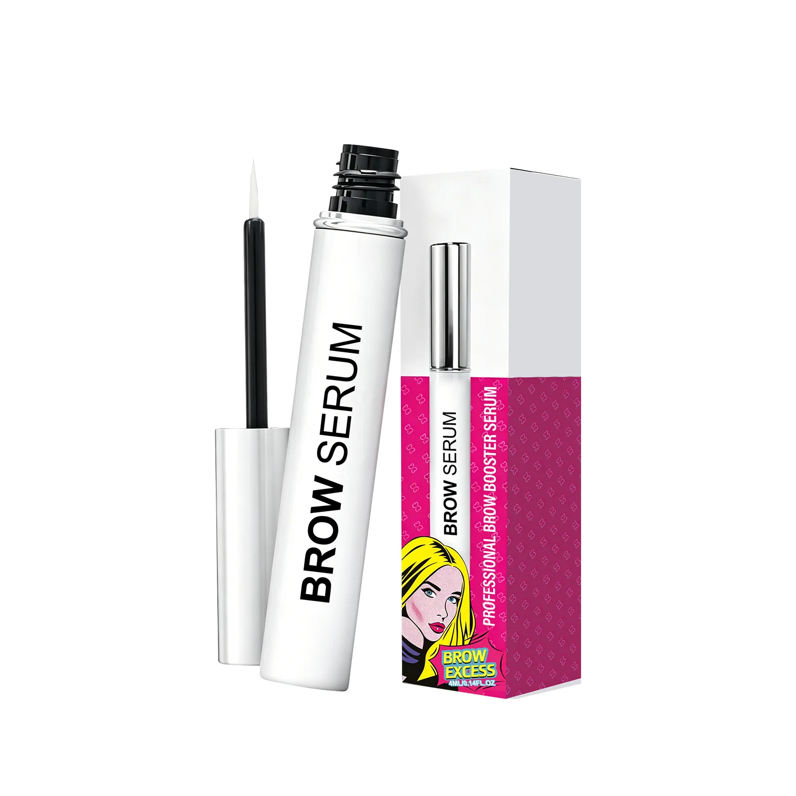 Castor Oil Eyebrow Growth Serum Fast Growing Prevent Hairs Loss Eyelash Extension Eyebrow Fuller Longer Thicker Eyebrows Makeup