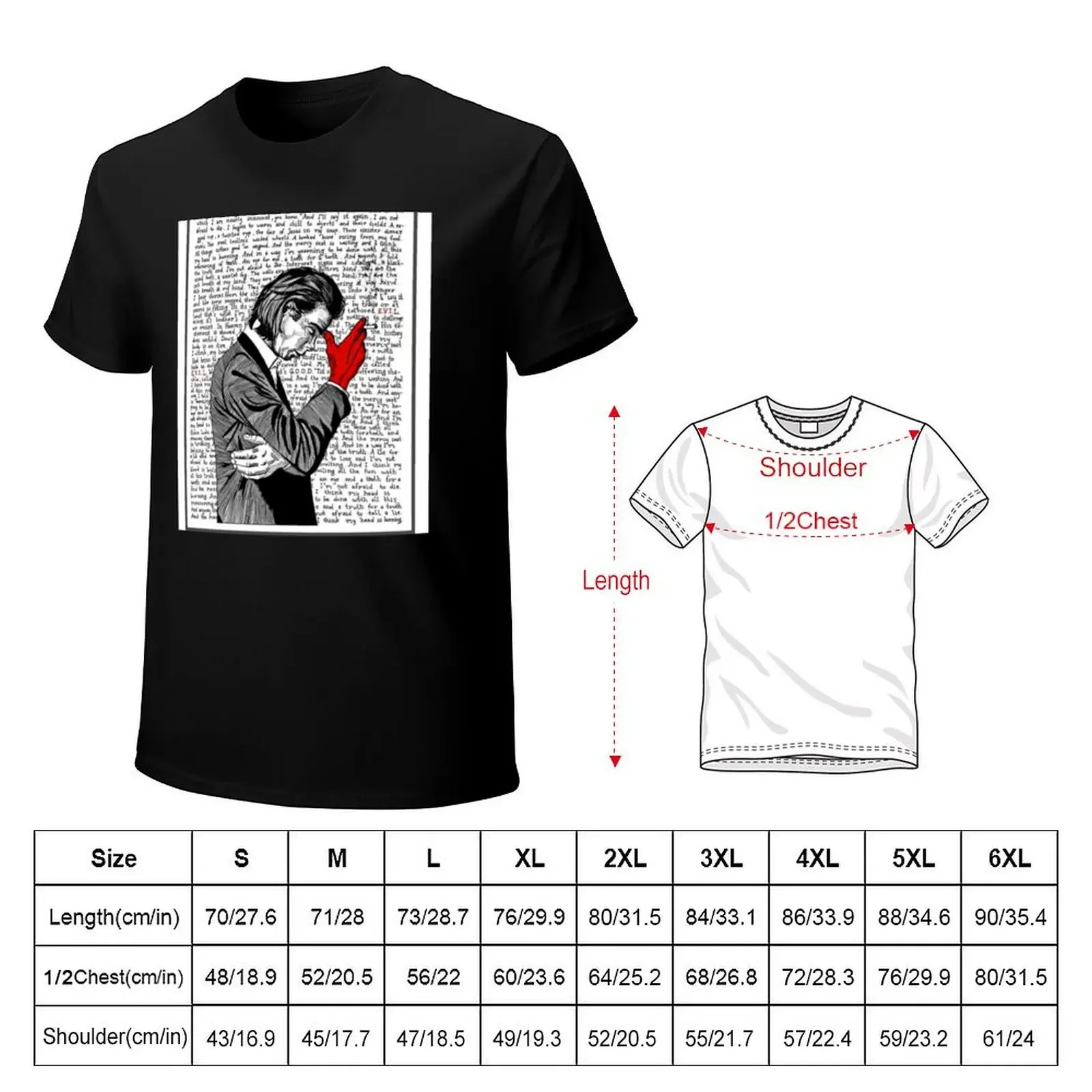 Nick Cave NICK CAVE T-Shirt anime t shirts korean fashion Men's clothing