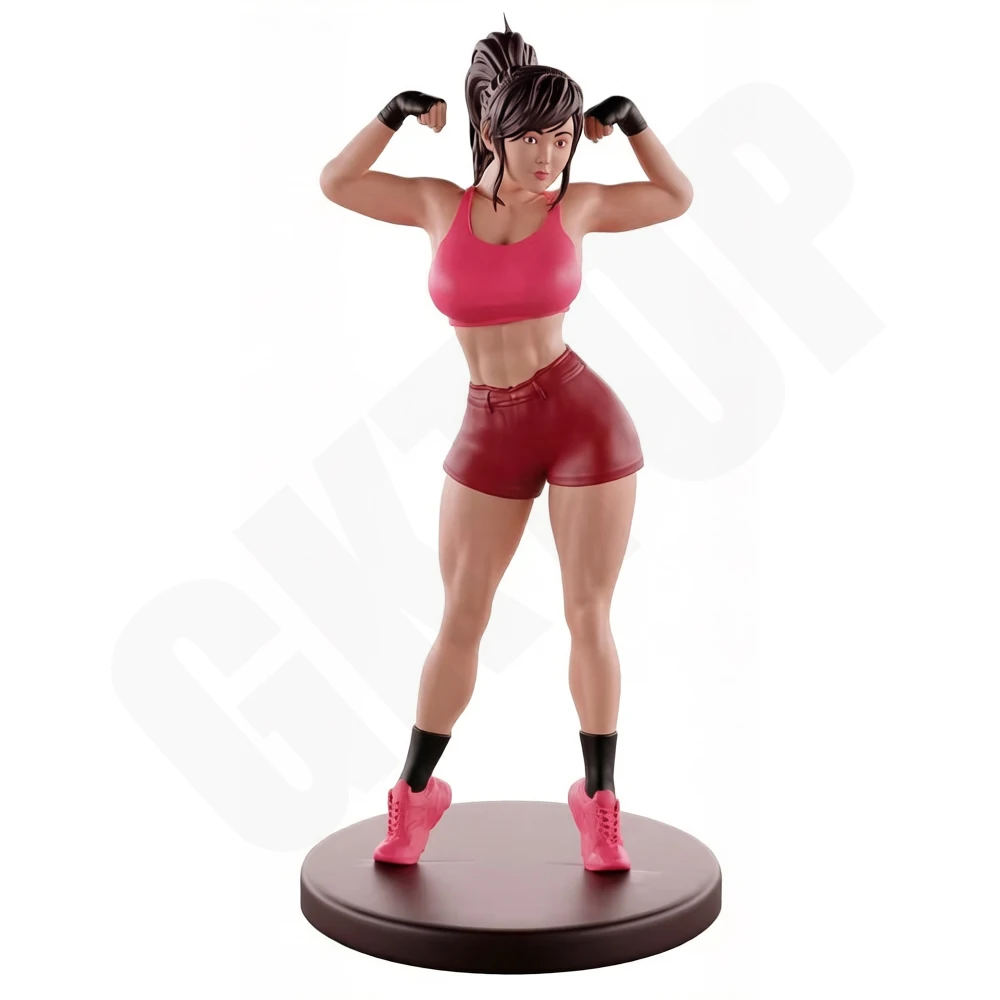 

1/35 3D Print Resin Model Statue FIghter Girl Resin Unpainted Model Kit Unassembled Gk Diorama Miniatures Figures Tabletop Toy