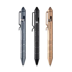 Multipurpose Self Defense Tactical Ballpoint Pen Aluminum Alloy Gel Ink Pen For School Office Stationery Supplies