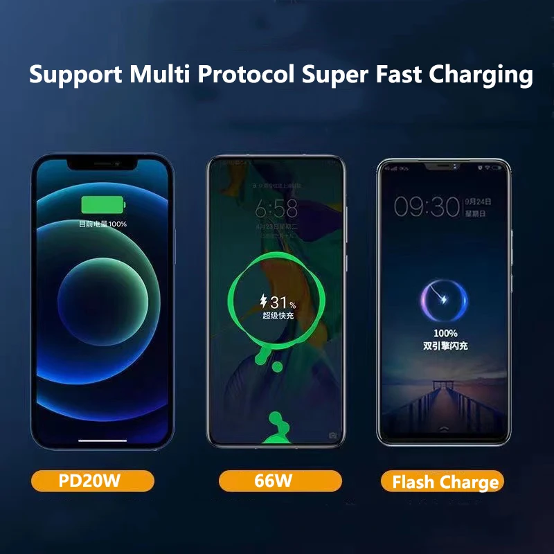 Power Bank 30000 mAh with 20W PD 66W Fast Charging Powerbank Portable External Battery Charger For iPhone Huawei Xiaomi Samsung image 6