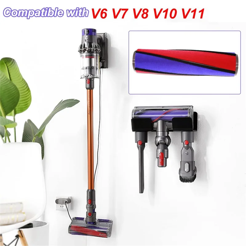 A94E-เปลี่ยนแปรงสําหรับ Dyson V6 V7 V8 V10 V11 นุ่มลูกกลิ้ง 9 Felt Strips อะไหล่เครื่องดูดฝุ่น