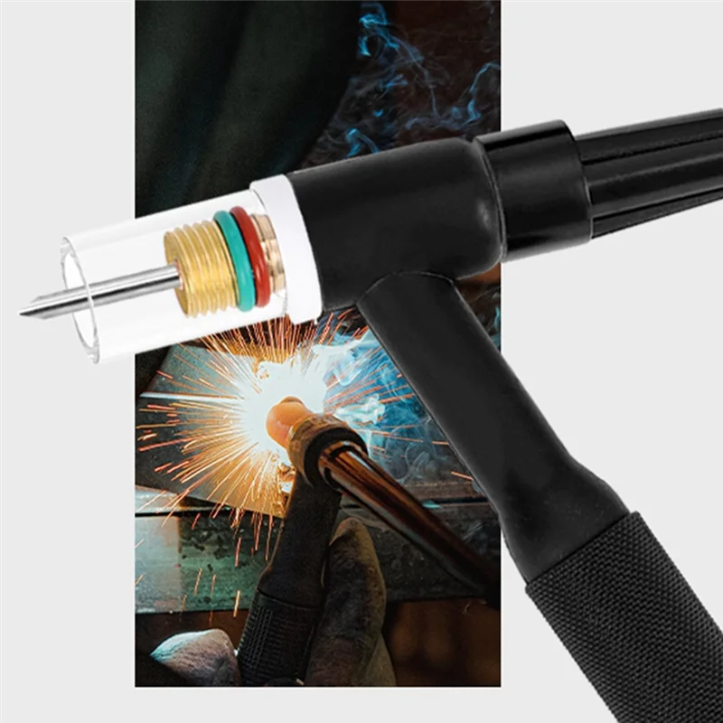 

COFA-90 шт., комплект аксессуаров для сварочной горелки, цанги, корпус, стеклянная чашка, насадка из глинозема, короткие газовые линзы 10/12 для TIG WP-17/18/26