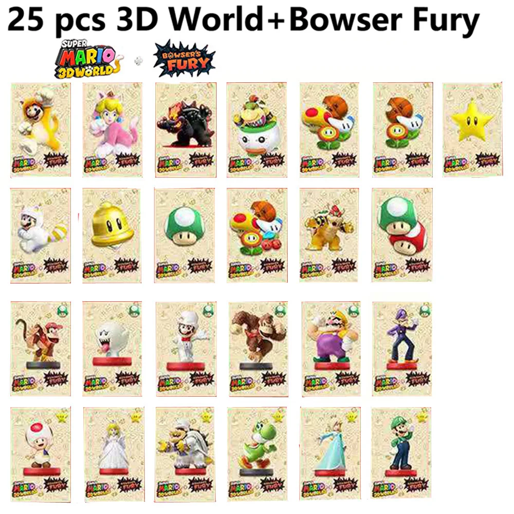 

Mario 3d worlds bowser's fury card for switch Compatible with