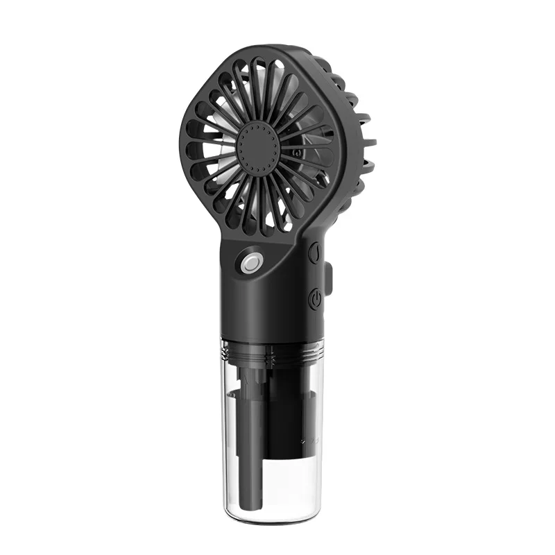 Mini Ventilador Recarregável USB Portátil, Ventilador de Misting Portátil, 4 Spray de Velocidade Ajustável, Water Mist Fan, Outdoor Camping e Viajar