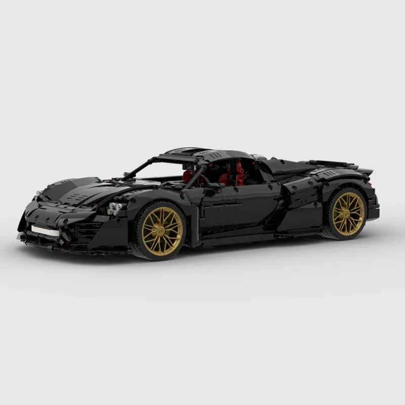 Stadsautomodel Moc Bouwstenen Snelheidskampioen Supercar-Technologie Modulaire Blokken Geschenken Kerstspeelgoed Diy Sets Assemblage