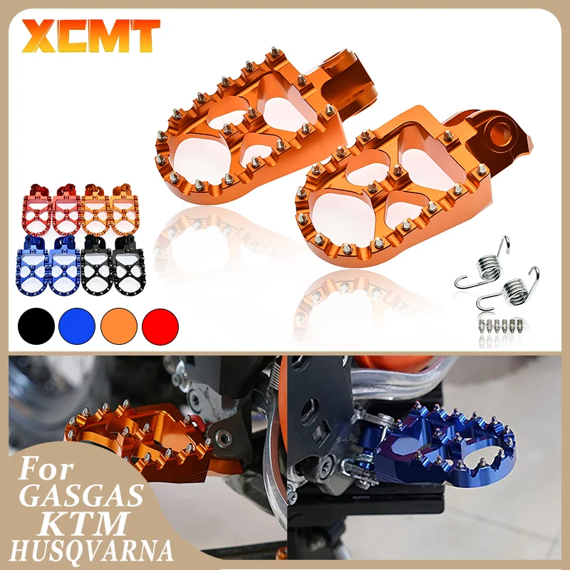 Motorcycle For KTM Footpegs Aluminum Foot Pegs Pedals Rest 65 85 125 150 250 350 450 500 SX SXF EXC EXC-F XC XCF XCF-W