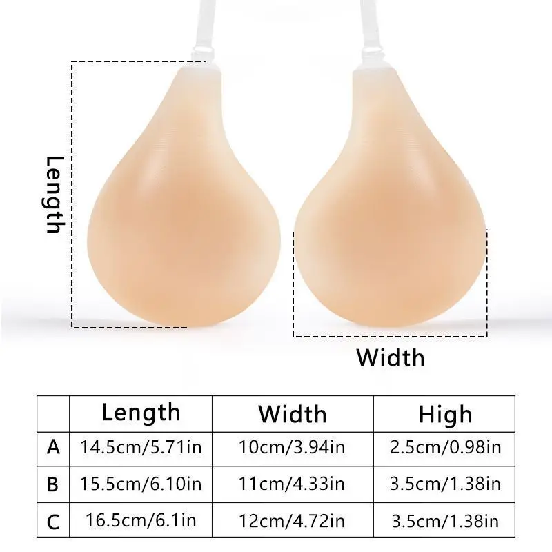 Soutien-gorge Push Up en Silicone, sans bretelles, Anti-affaissement, sans couture, adhésif Invisible, Anti-déversement, collant, agrandissement du buste, rehausseur, nouveau