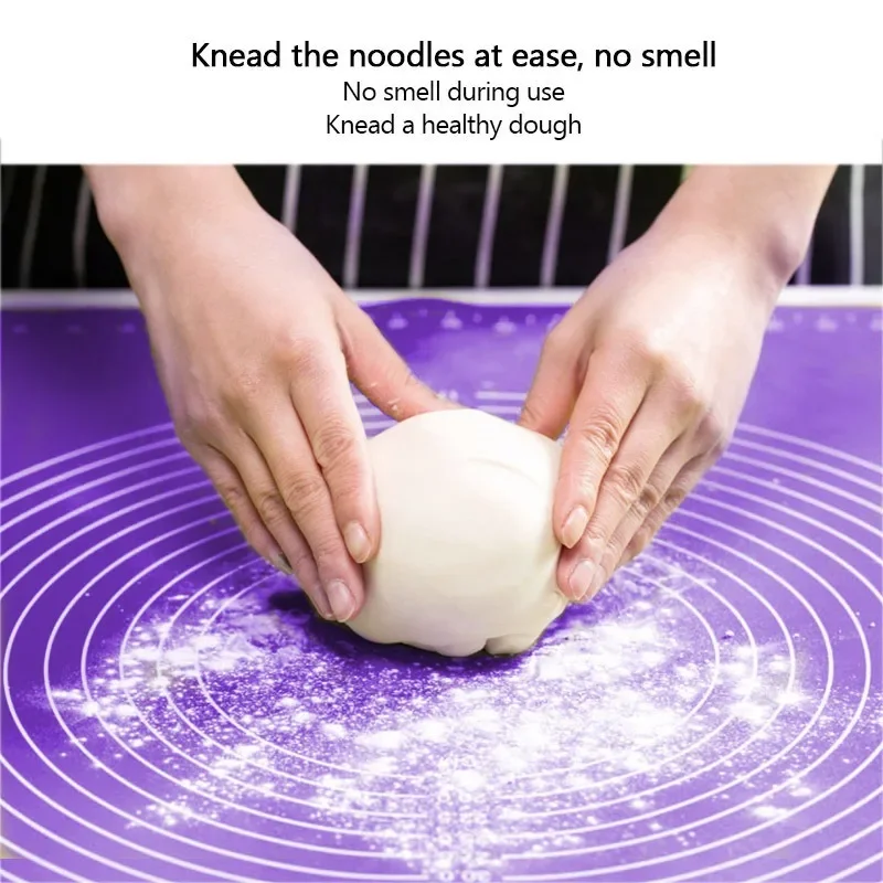 Kneading pad, baking pad material, kneading dough pad with scale, used for kitchen rolling dough, pizza dough, non stick machine