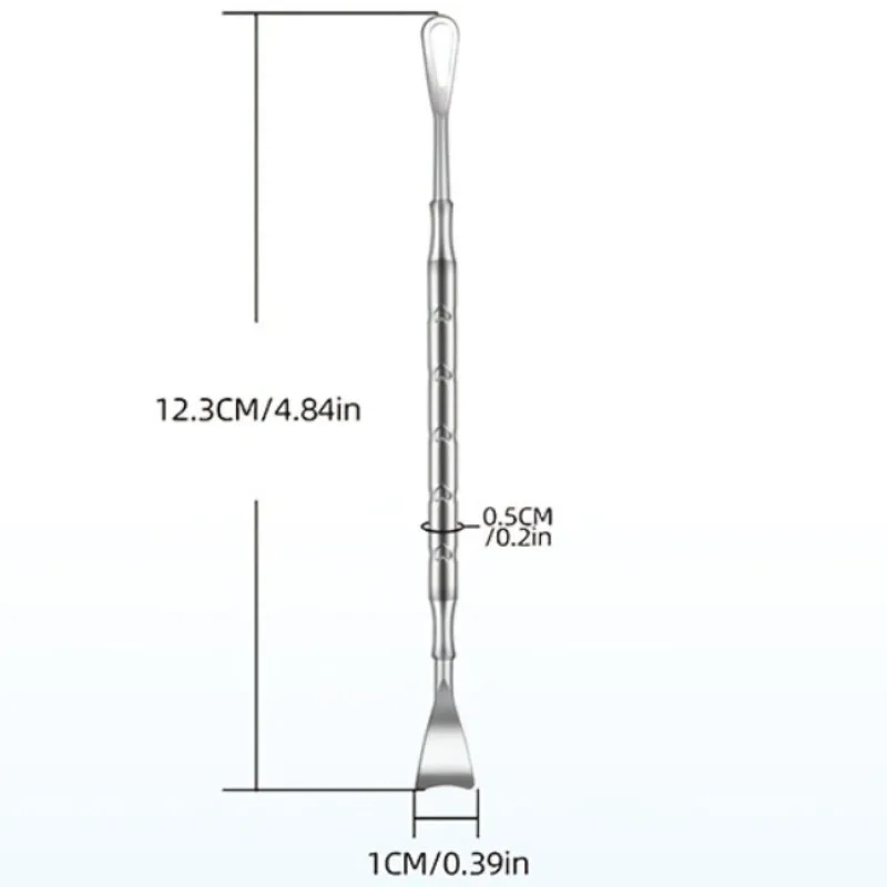 Extracteur de points noirs à Double tête en acier inoxydable, extracteur de boutons et de comédons, extracteur de imperfections du nez, outils de soins pour points blancs