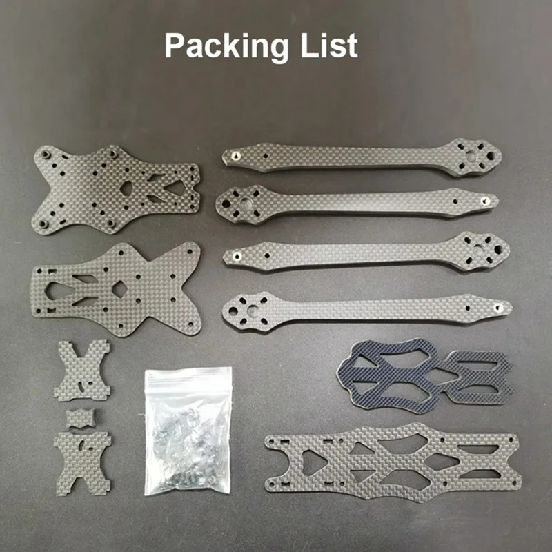 RC 8 Inch 362Mm Carbon Fiber Quadcopter Frame Kit For APEX FPV Freestyle RC Racing Drone Models