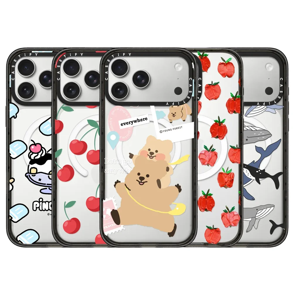 

CASETiFY Summer Collection Fresh and Healing Magnetic Drop-proof Case for iPhone 13 14 15 17 16 Pro Max Air Plus Protect Cover