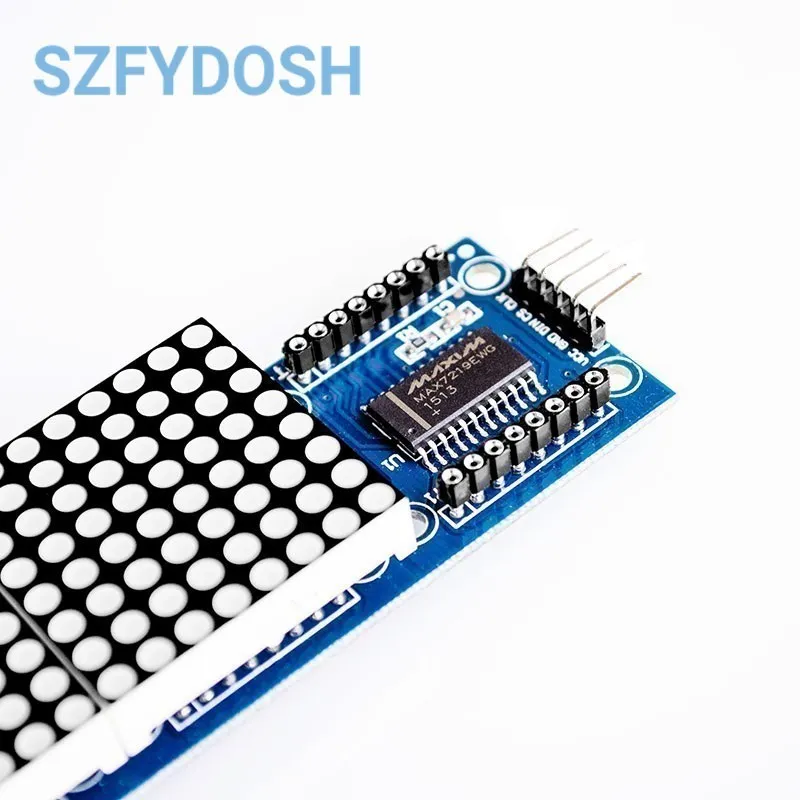 MAX7219 Dot Matrix Module Microcontroller Module 4 In One Display image 6