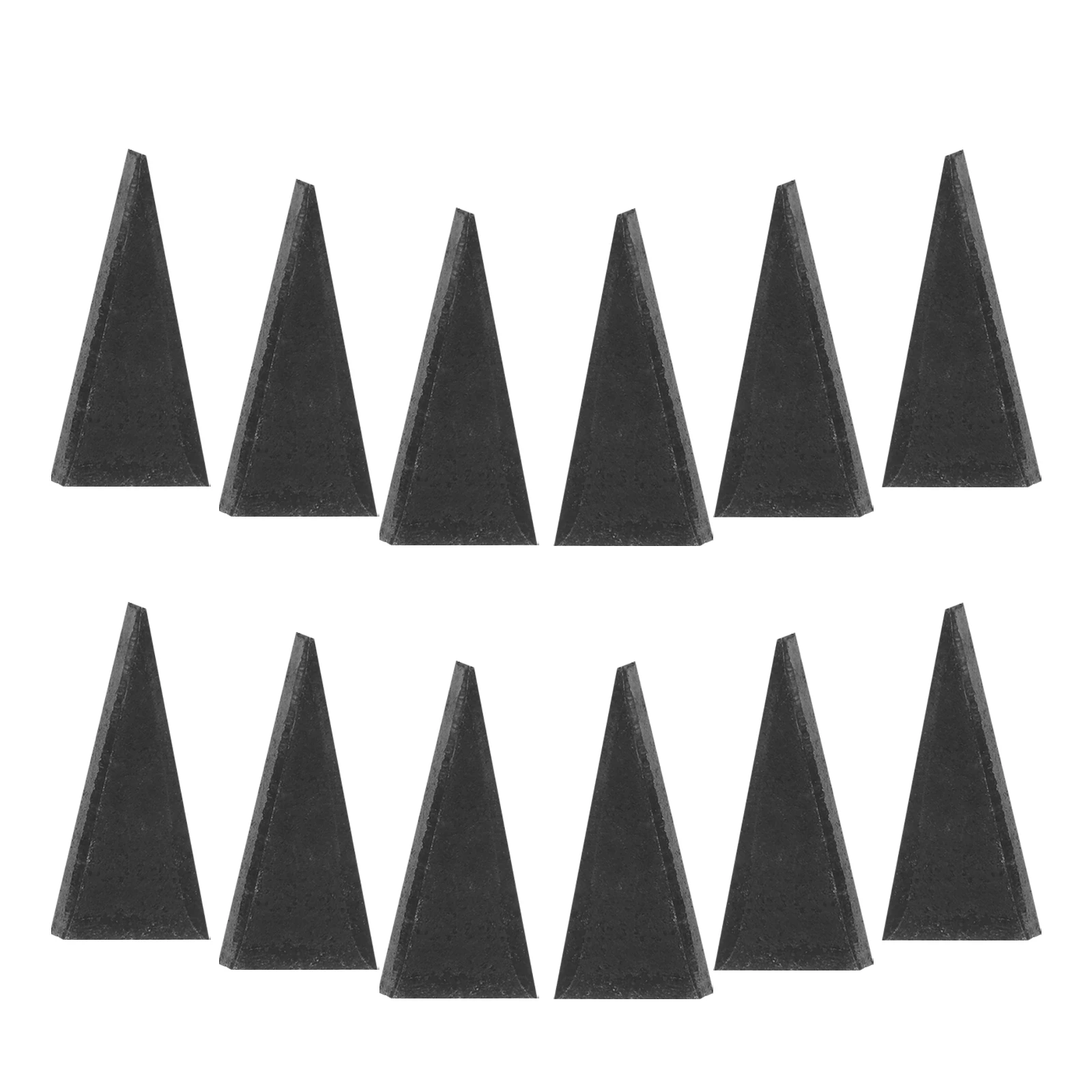 

12pcs Axe Wedge Triangle Steel Handle Replacement Carbon Hammer Accessory Nail Wedge Tool Repair Durable Wood Splitting