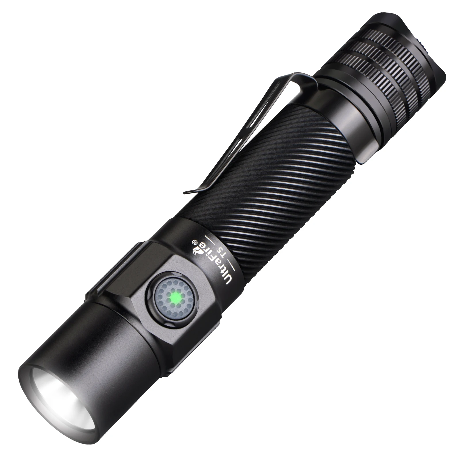 UltraFire T5 Army Tactical Flashlight 1800LM 273M Beam Range Powerful Type-C USB Rechargeable LED Torch Portable Military Lamp