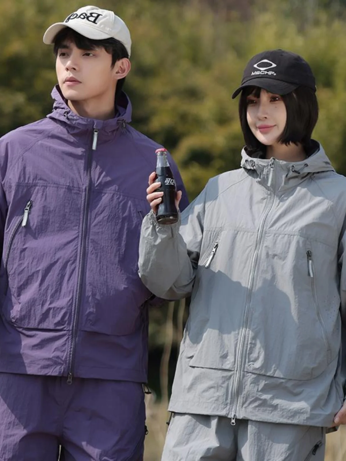 

Sun Protection Clothing Ice Silk Cool Feeling Outdoor Loose Breathable Anti UV Large Pocket Women's Fashionable Sunscreen Clo...