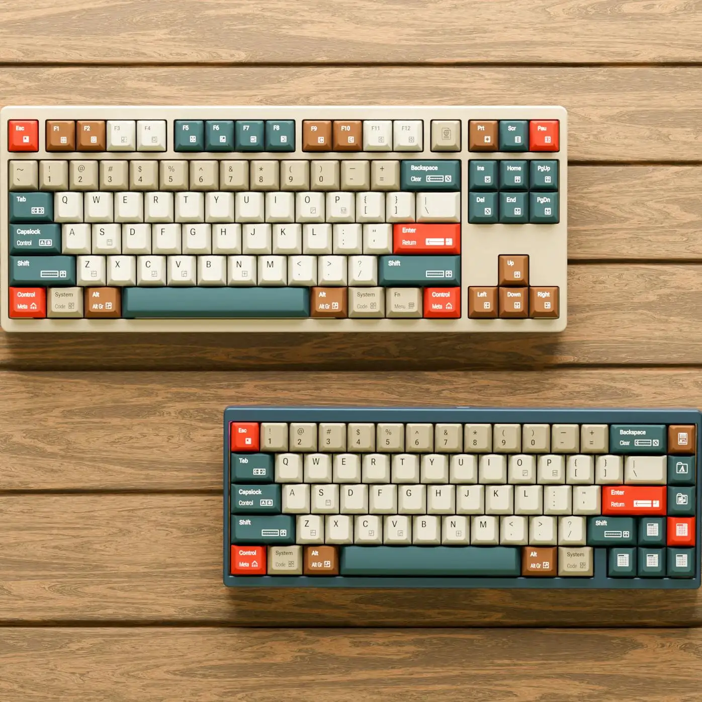 Old Seaside Retro R2 Original High ABS Keycap UV-Druck